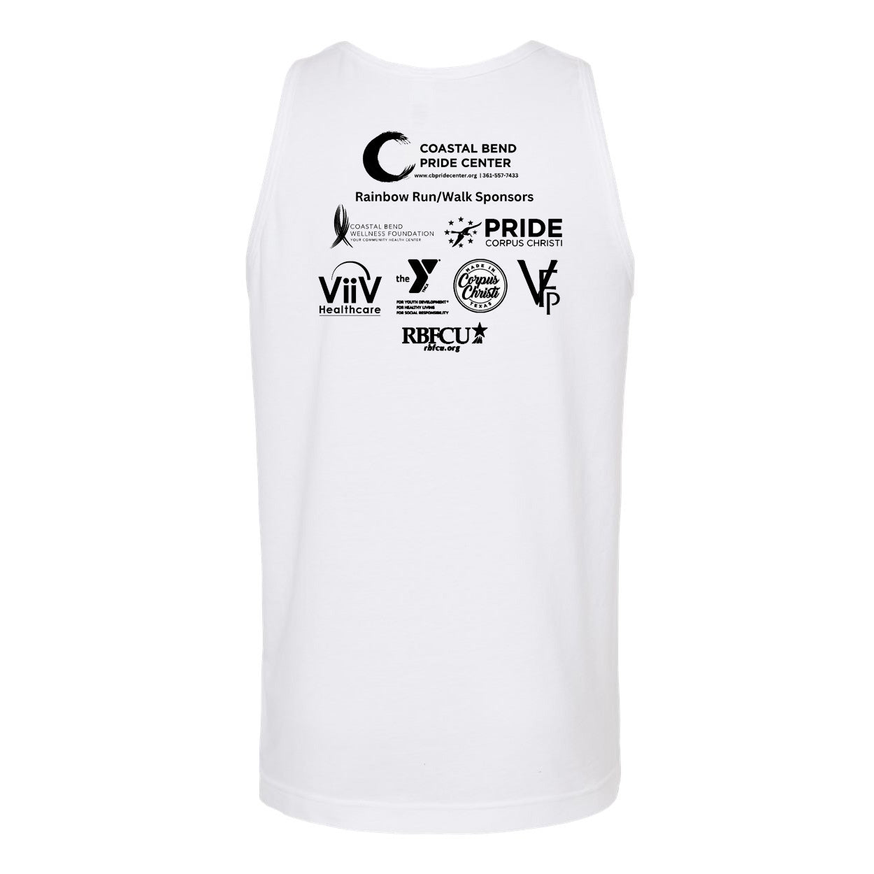 Rainbow Run Tank Top 2023 - Coastal Bend Pride Center