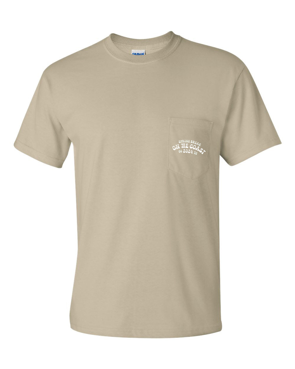 Concrete Street Spring Break on the Coast Pocket T-Shirt