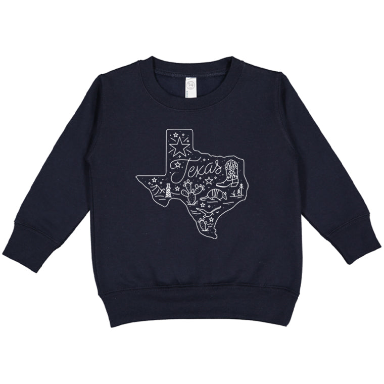 Toddler All Around Texas Sweatshirt
