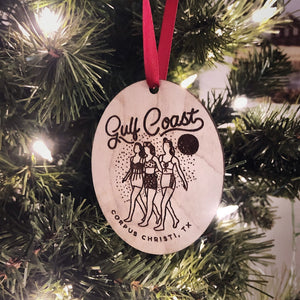 Gulf Coast Girls Wooden Ornament