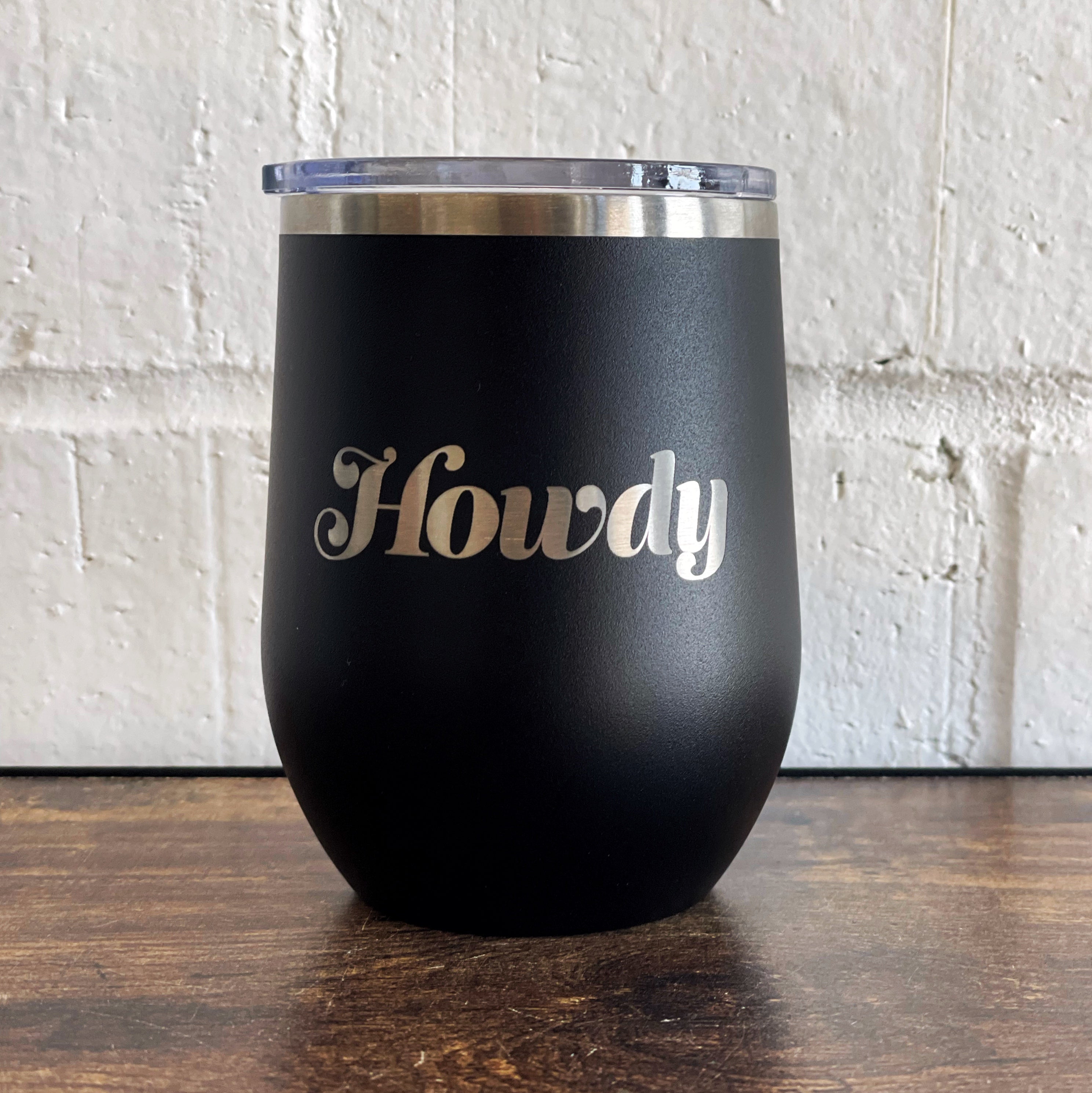 Howdy Insulated Stemless Wine Tumbler