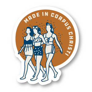 Made in Corpus Christi Girls Decal/Sticker
