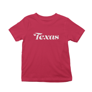 Texas Toddler Retro Type T-shirt