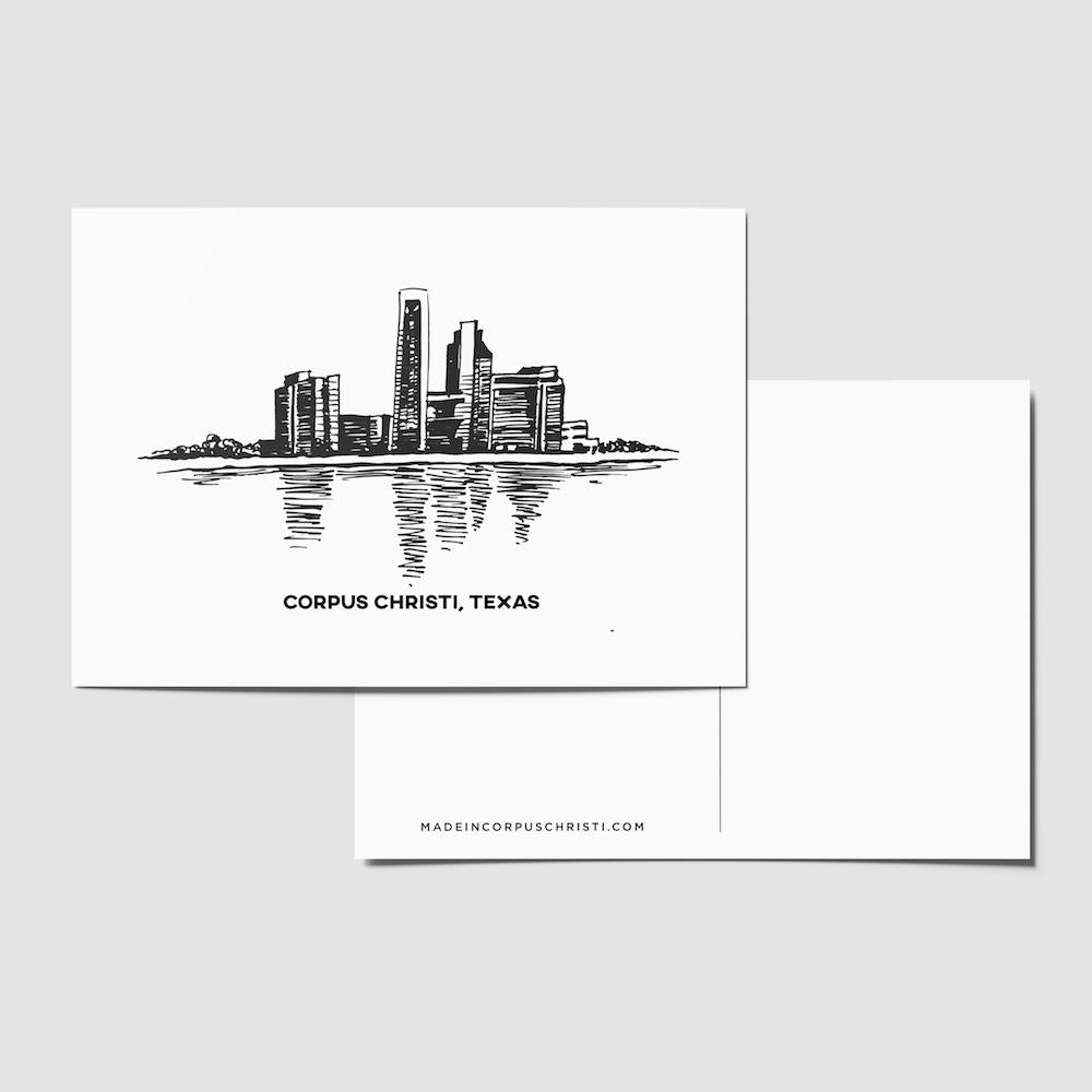 Postcard-Corpus Christi Skyline