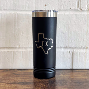 TX State Insulated Skinny Tumbler