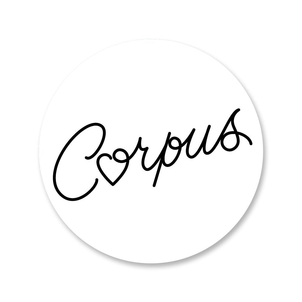 Corpus Heart Decal/Sticker